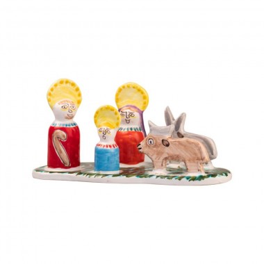 Ceramic handmade Christmas Crib de simone pottery PRE813 Ceramic handmade Christmas Crib de simone pottery PRE813